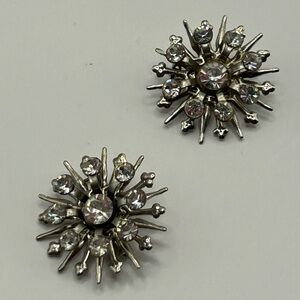 Vintage Atomic Mid-Century Starburst Brooches